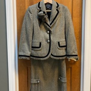 Banana Republic Wool Skirt Suit, Size 2